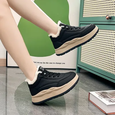 woman winter snow boot