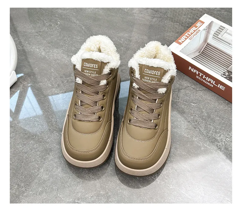 woman winter snow boot