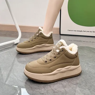 woman winter snow boot