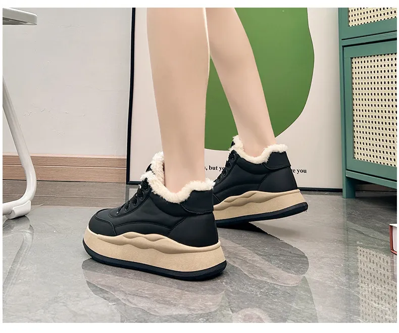 woman winter snow boot