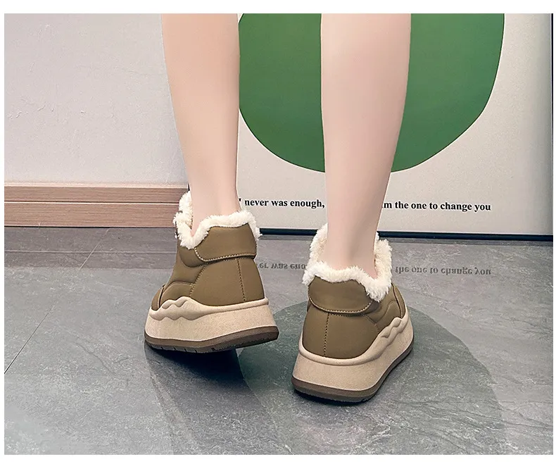 woman winter snow boot