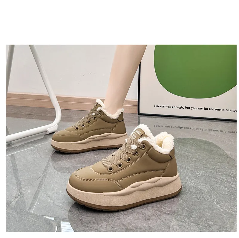 woman winter snow boot