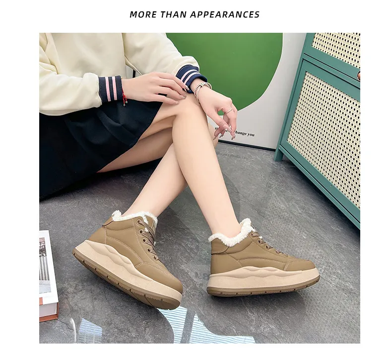 woman winter snow boot