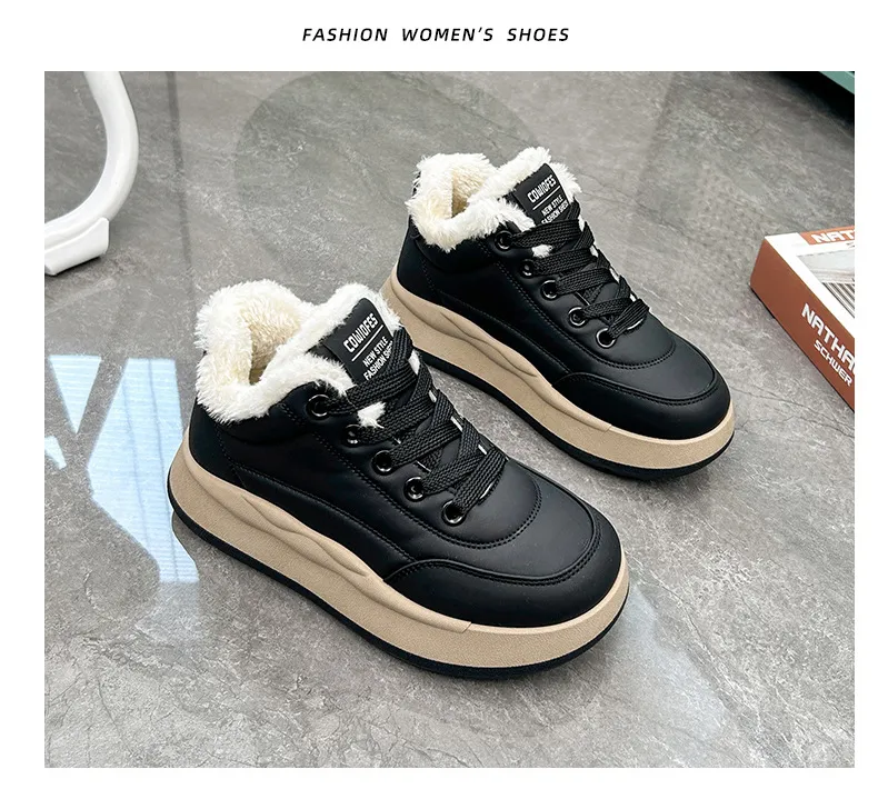 woman winter snow boot