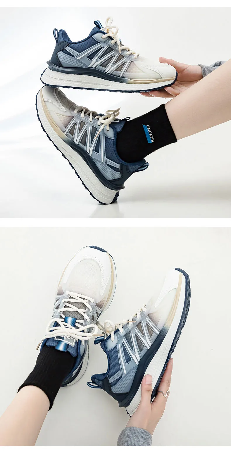 customizable sport casual low-top breathable running shoes