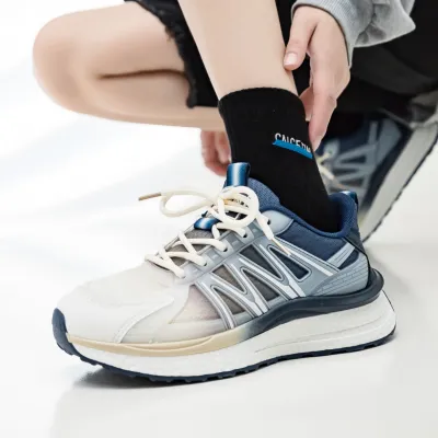 customizable sport casual low-top breathable running shoes