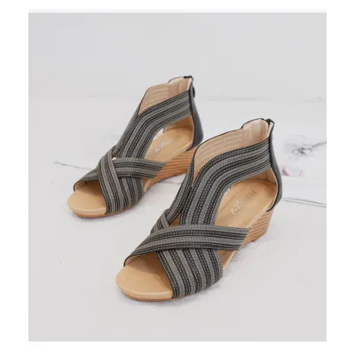 new arrival customized brand woman wedge sandal