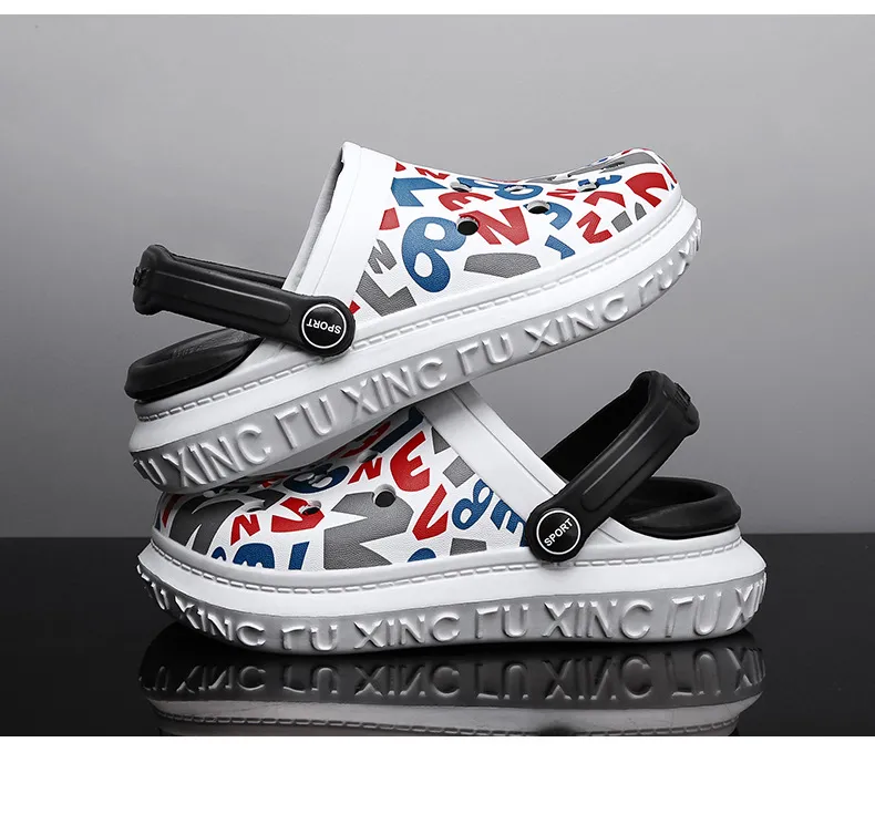 children custom printing EVA beach sandal