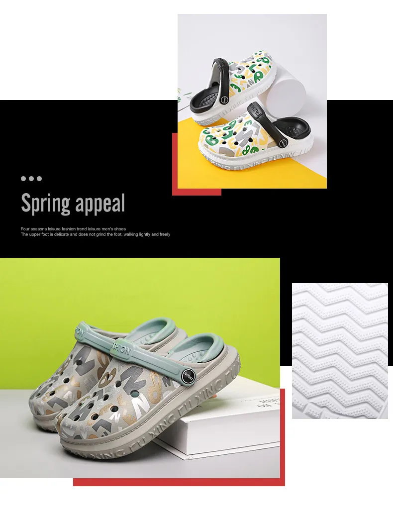 children custom printing EVA beach sandal