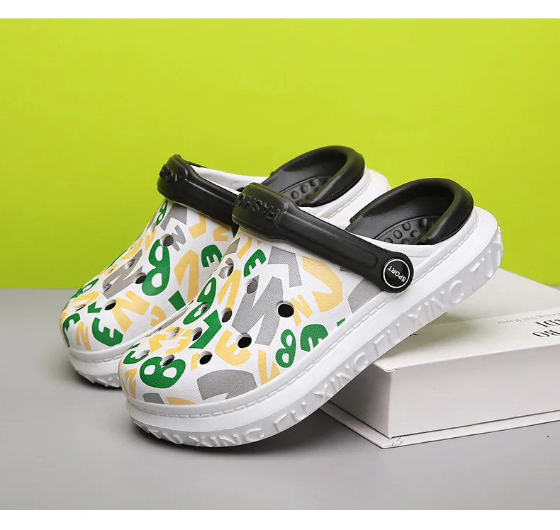 children custom printing EVA beach sandal