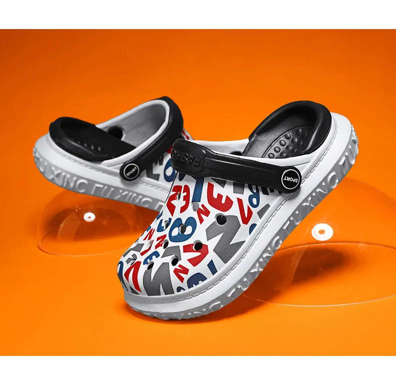 children custom printing EVA beach sandal