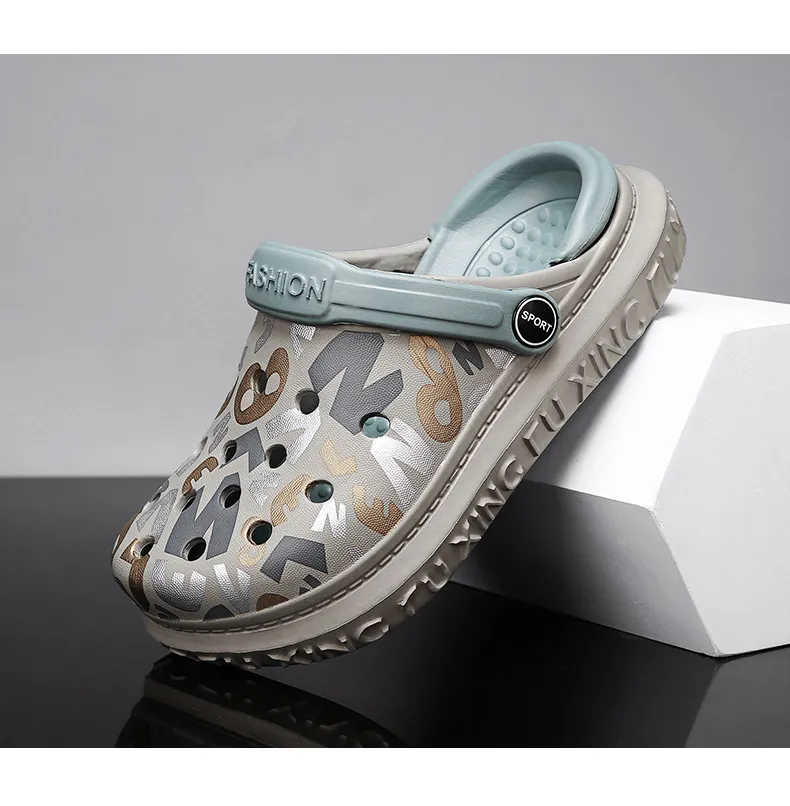 children custom printing EVA beach sandal